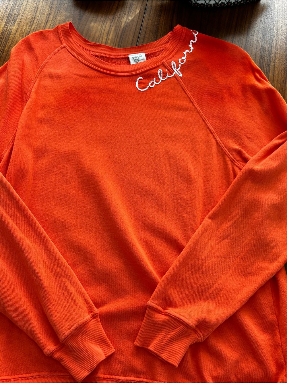 California Orange Sweatshirt Size XS